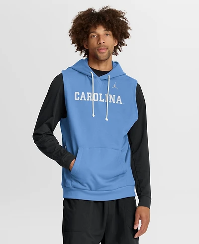 Jordan Men's Carolina Blue North Tar Heels 2026 Sideline Sleeveless Dri-fit Hoodie