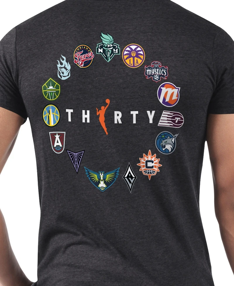 Starter Men's Black Wnba 30th Anniversary Prime Time T-Shirt