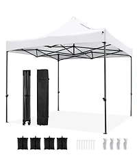 Gouun 10 x 10 Foot Pop-Up Canopy Shelter with 420D Oxford Top