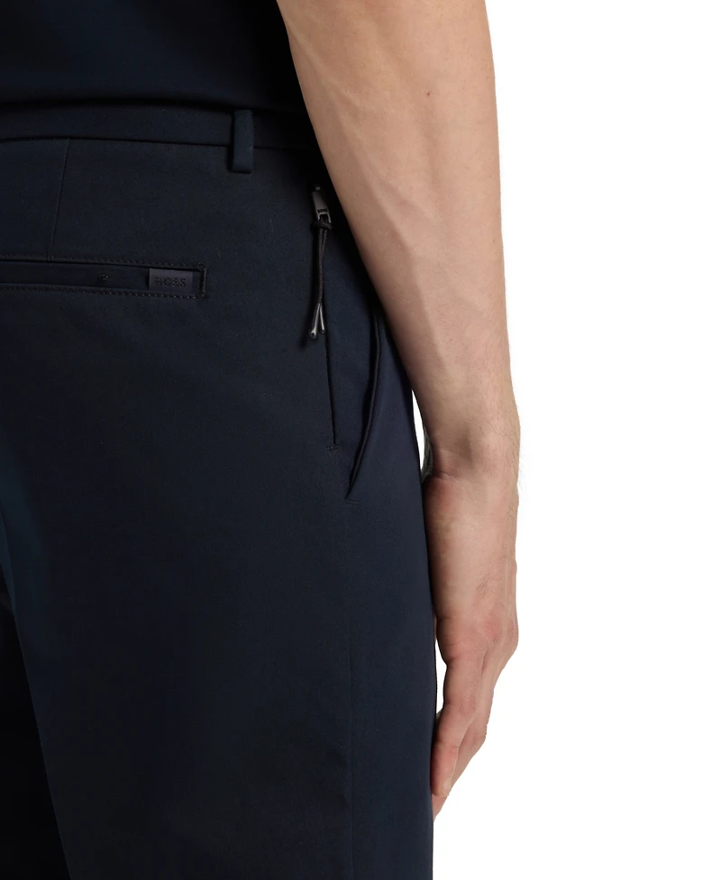 Boss by Hugo Men's Stretch-Cotton Blend Slim-Fit Pants