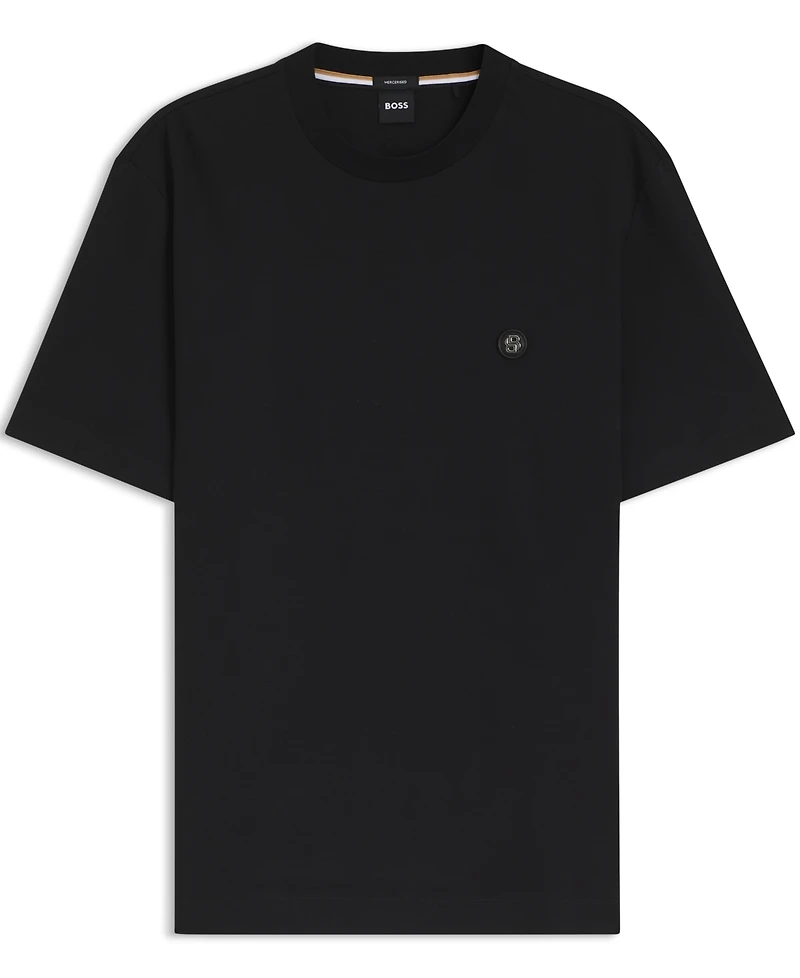 Boss by Hugo Men's Mercerized-Cotton Double B Monogram T-Shirt