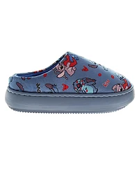 Disney Women's Stitch and Angel Slippers Cozy Fun House Shoes