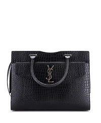 Pre-Owned Saint Laurent Medium Uptown Tote Embossed Leather