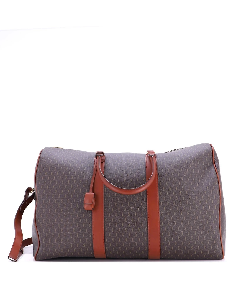 Pre-Owned Saint Laurent 72H Le Monogramme Duffle Bag Monogram All Over Coated Canvas and Leather