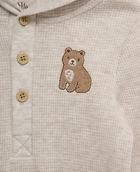 Little Me Baby Boys' Bear Long-Sleeve Bodysuit and Pants, 2-Piece Set