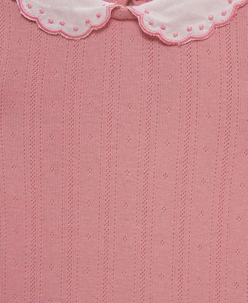Little Me Baby Girls' Rose Long-Sleeve Bodysuit, Pants and Headband, 3-Piece Set