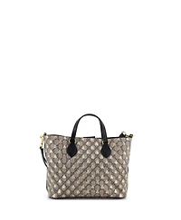 Pre-Owned Gucci Small Convertible Soft Tote Printed Gg Coated Canvas