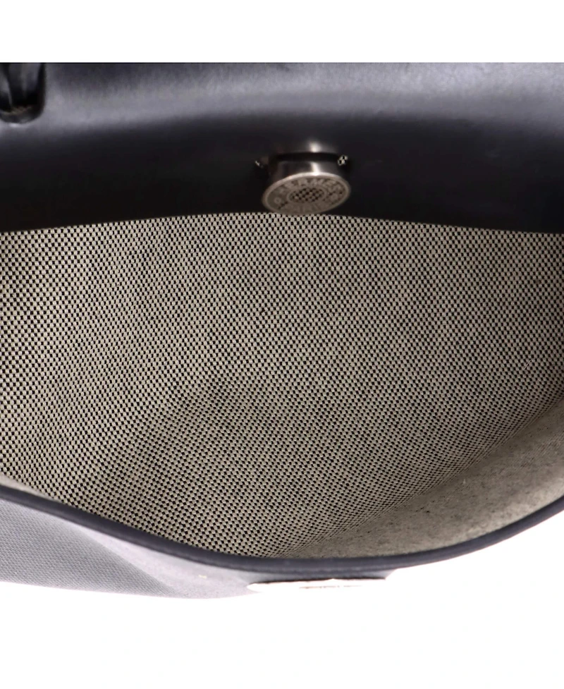 Pre-Owned Hermes 31 Herbag Zip Berline Vache Canvas and Leather