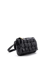 Pre-Owned Bottega Veneta Cassette Crossbody Bag Padded Maxi Intrecciato Leather