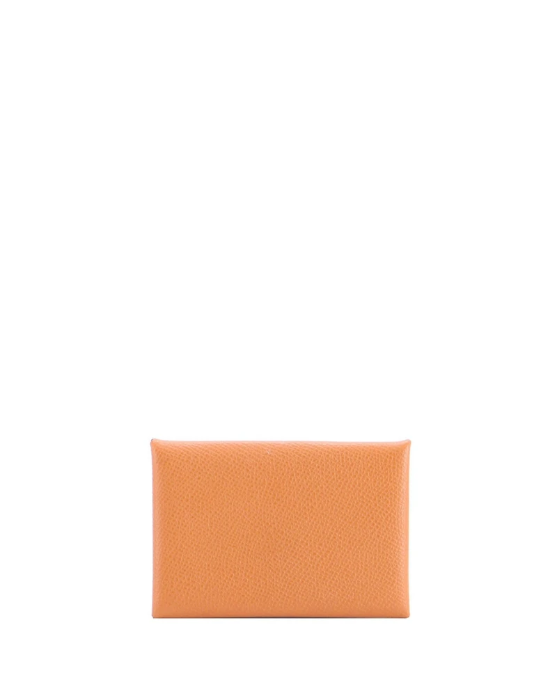 Pre-Owned HERMES Calvi Card Holder Epsom