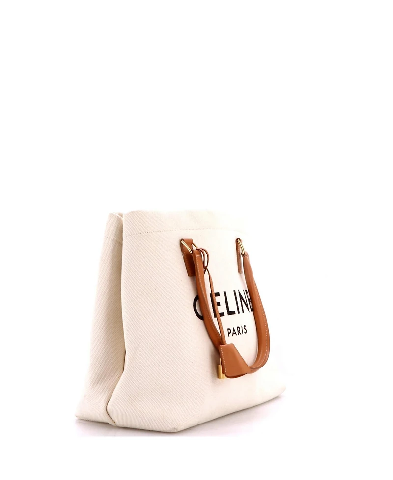 Pre-Owned Celine Small Horizontal Cabas Tote Canvas with Leather
