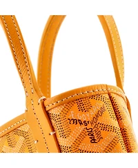 Pre-Owned Goyard Mini Poitiers Tote Coated Canvas