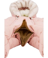 Deux par Baby Girl 3M - 18M One Piece Snowsuit for Car Seats