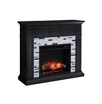 Augusta Home Drovling Marble Electric Fireplace