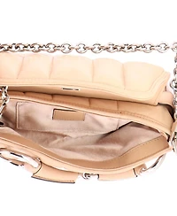 Pre-Owned Gucci Small Horsebit Chain Shoulder Bag Vertical Quilted Leather