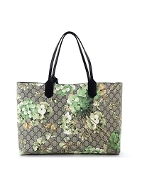 Pre-Owned Gucci Medium Reversible Tote Blooms Gg Print Leather