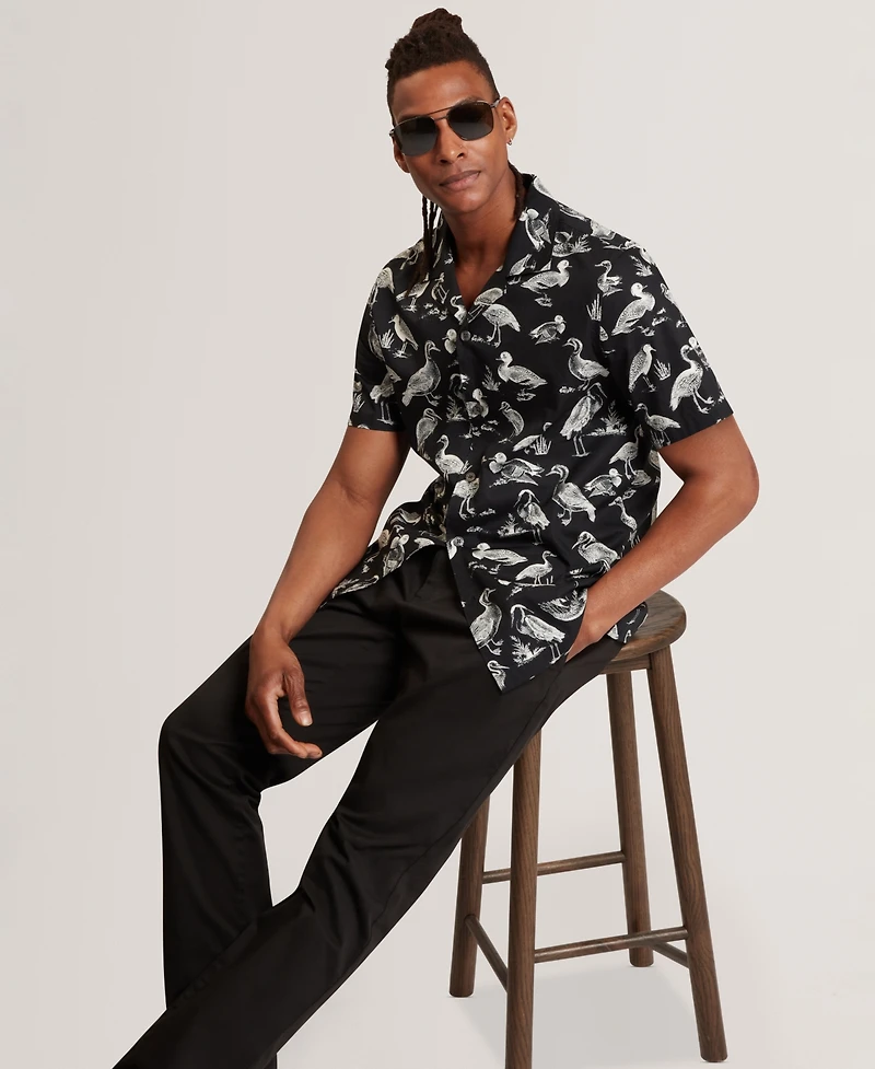 Ted Baker Men's Yamal Regular Duck Print Shirt