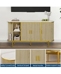 homfan Modern Buffet Cabinet with Storage