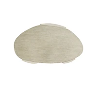 Bernhardt Arcadia 58" Oak Wire-Brushed Clay Oval Cocktail Table