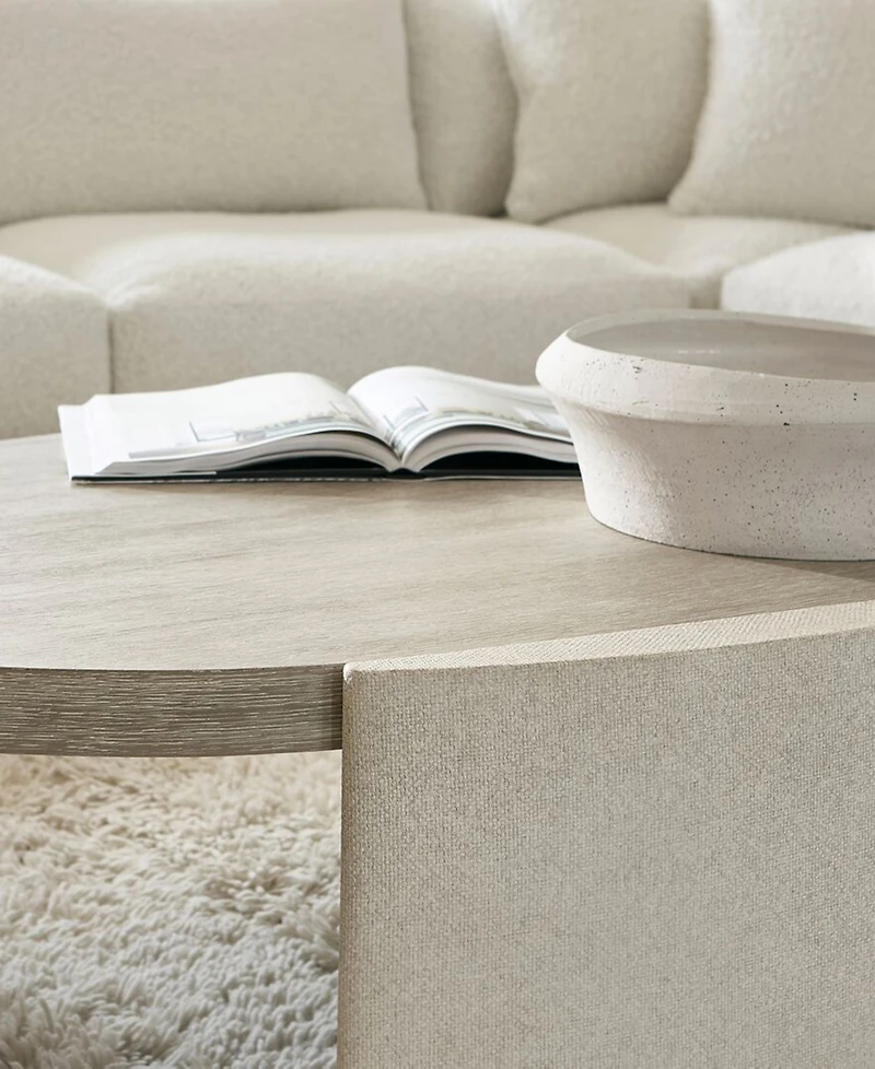 Bernhardt Arcadia 2-Piece Faux Stone Cocktail & Side Table Set