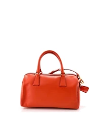 Pre-Owned Prada Medium Lux Convertible Boston Bag Saffiano Leather