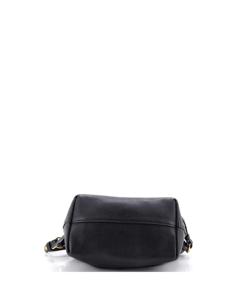 Pre-Owned Prada Small Dual Strap Zip Tote Vitello Daino