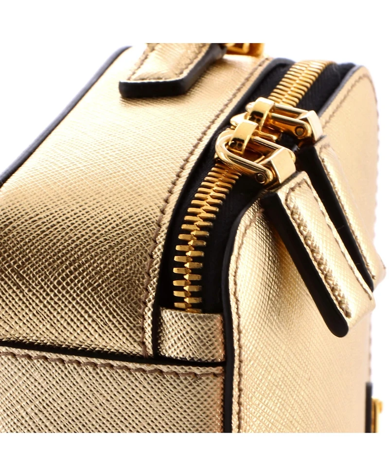 Pre-Owned Prada Mini Brique Camera Crossbody Bag Saffiano Leather