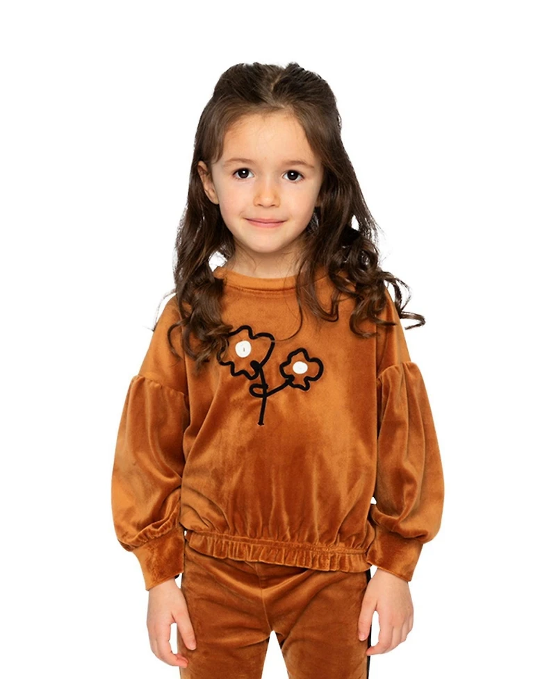 Deux par Little and Big Girl 6-14 Velvet Top