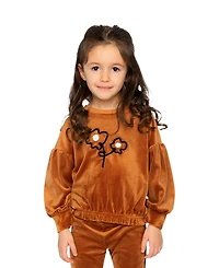 Deux par Little and Big Girl 6-14 Velvet Top