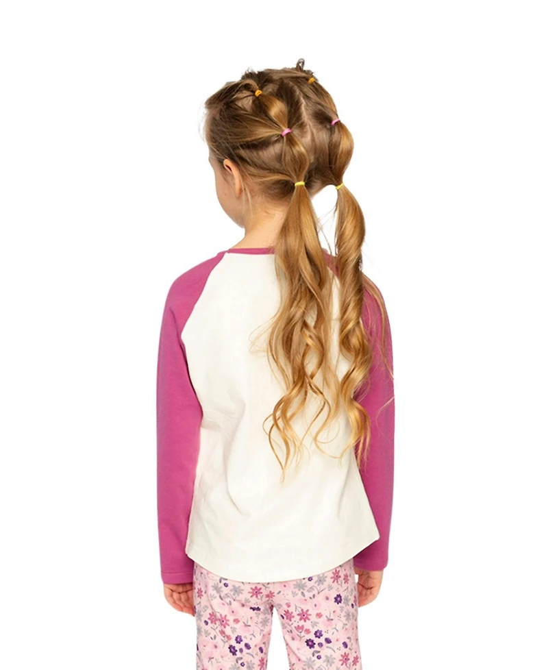 Deux par Toddler Girls 2T- 5T Raglan Organic Cotton T-Shirt