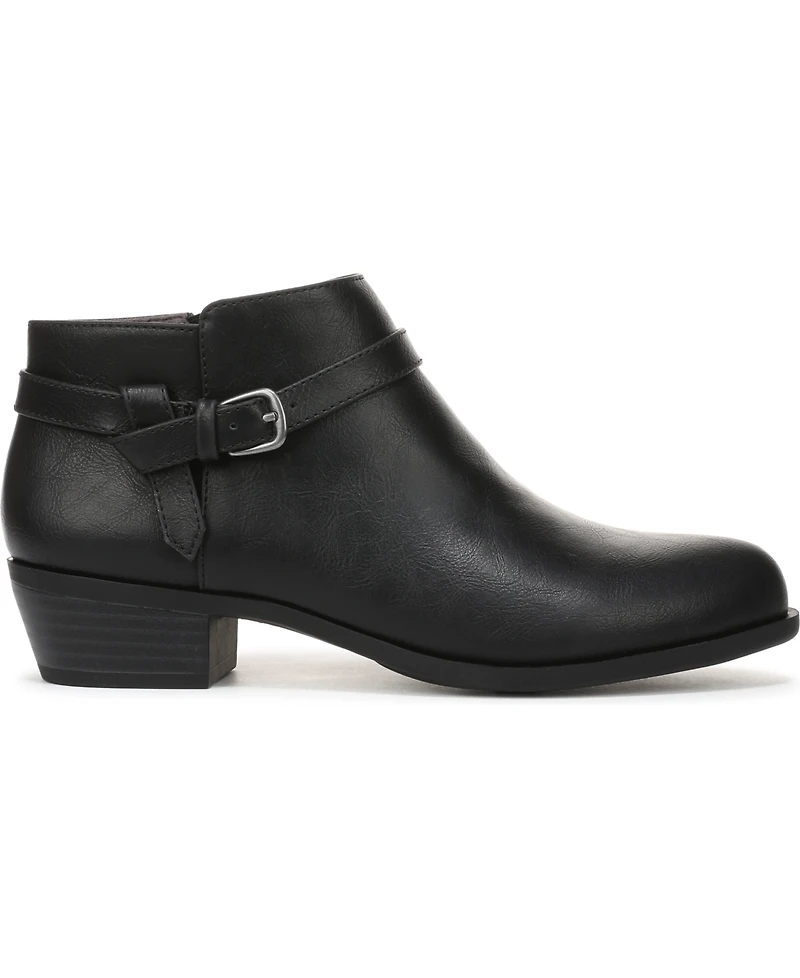 LifeStride Women's Ada Zip Almond Toe Short Boots