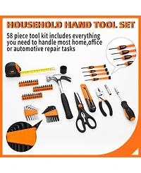 Xdovet Home Tool Set Household Hand Kit Toolbox All Purpose Women Ladies