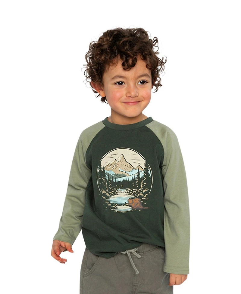 Deux par Little Boys 6-12 Raglan T-Shirt