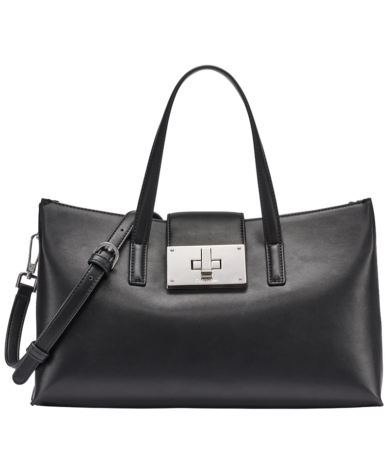 Calvin Klein Saige Medium Satchel Handbag