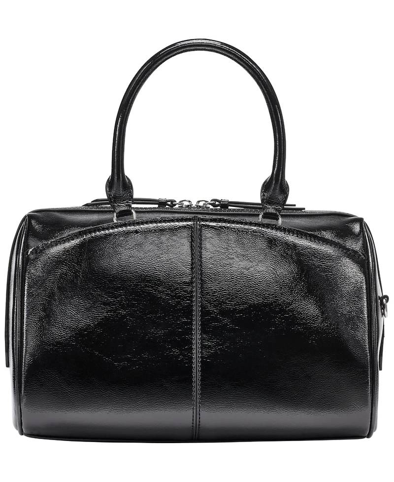 Calvin Klein Genevieve Patent Small Satchel Handbag