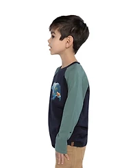 Deux par Deux Toddler Boys 2T- 5T Raglan T-Shirt