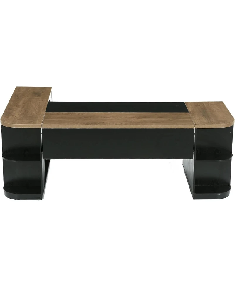 Tribesigns 86.6" L-Shaped Executive Desk: Large computer desk with drawers and storage cabinet. Modern workstation for home office