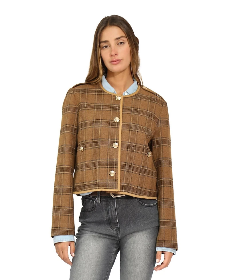 Belle & Bloom Women's Dynasty Boxy Paisley Jacket