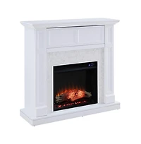 Augusta Home Nobleman Media Fireplace with Tile Surround