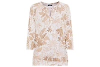 Olsen Women's Ornamental Botanic Print Tunic T-Shirt