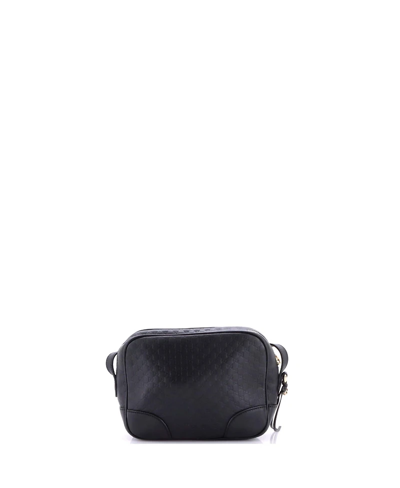 Pre-Owned Gucci Mini Bree Disco Crossbody Bag Microguccissima Leather
