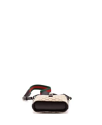 Pre-Owned Gucci Mini Bucket Bag Gg Canvas with Leather