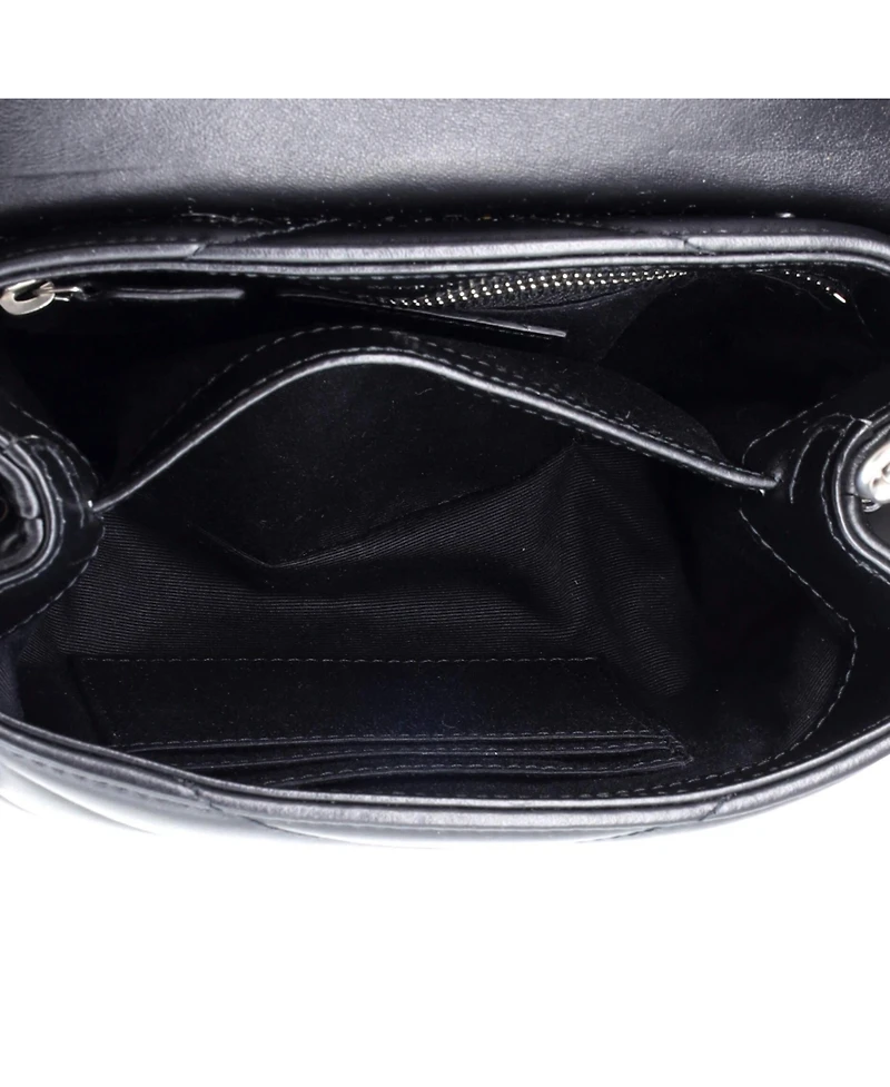 Pre-Owned Saint Laurent Toy Loulou Shoulder Bag Matelasse Chevron Leather