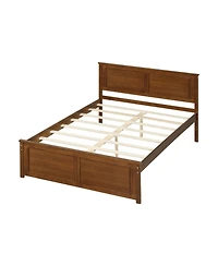Slickblue Modern Full Size Wooden Bed Frame with Headboard