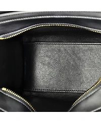 Pre-Owned Celine Nano Luggage Bag Printed Jacquard and Leather