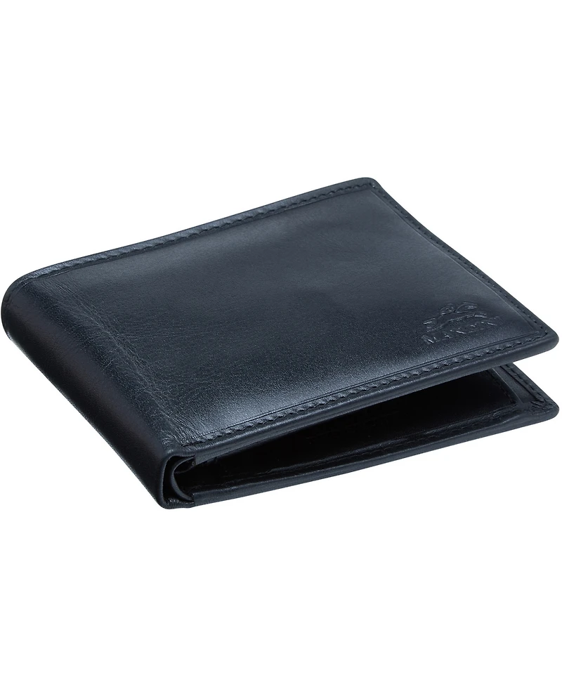 Men's Mancini Boulder Collection Rfid Secure Wallet with Removable Passcase and Coin Pocket