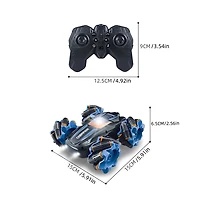 Cowin 4WD Rc Stunt Car with Lights 360degree(s) Spins Remote Control Toy for Boys Girls Kids
