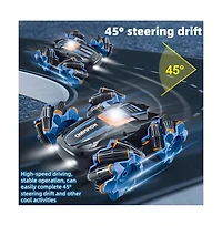 Cowin 4WD Rc Stunt Car with Lights 360degree(s) Spins Remote Control Toy for Boys Girls Kids
