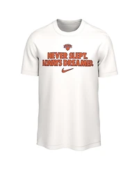 Nike Men's White New York Knicks Brand Voice T-Shirt