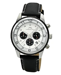 Porsamo Bleu Men's Arthur Genuine Leather Band Watch 1093AARL